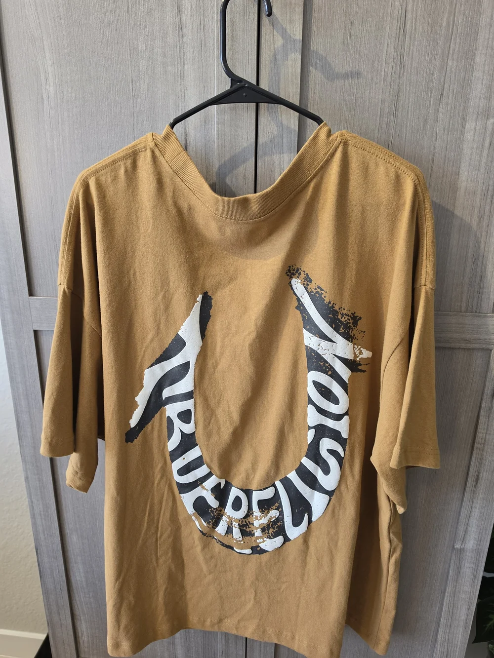 True Religion Men's Short-Sleeve Tee in Mustard Gold